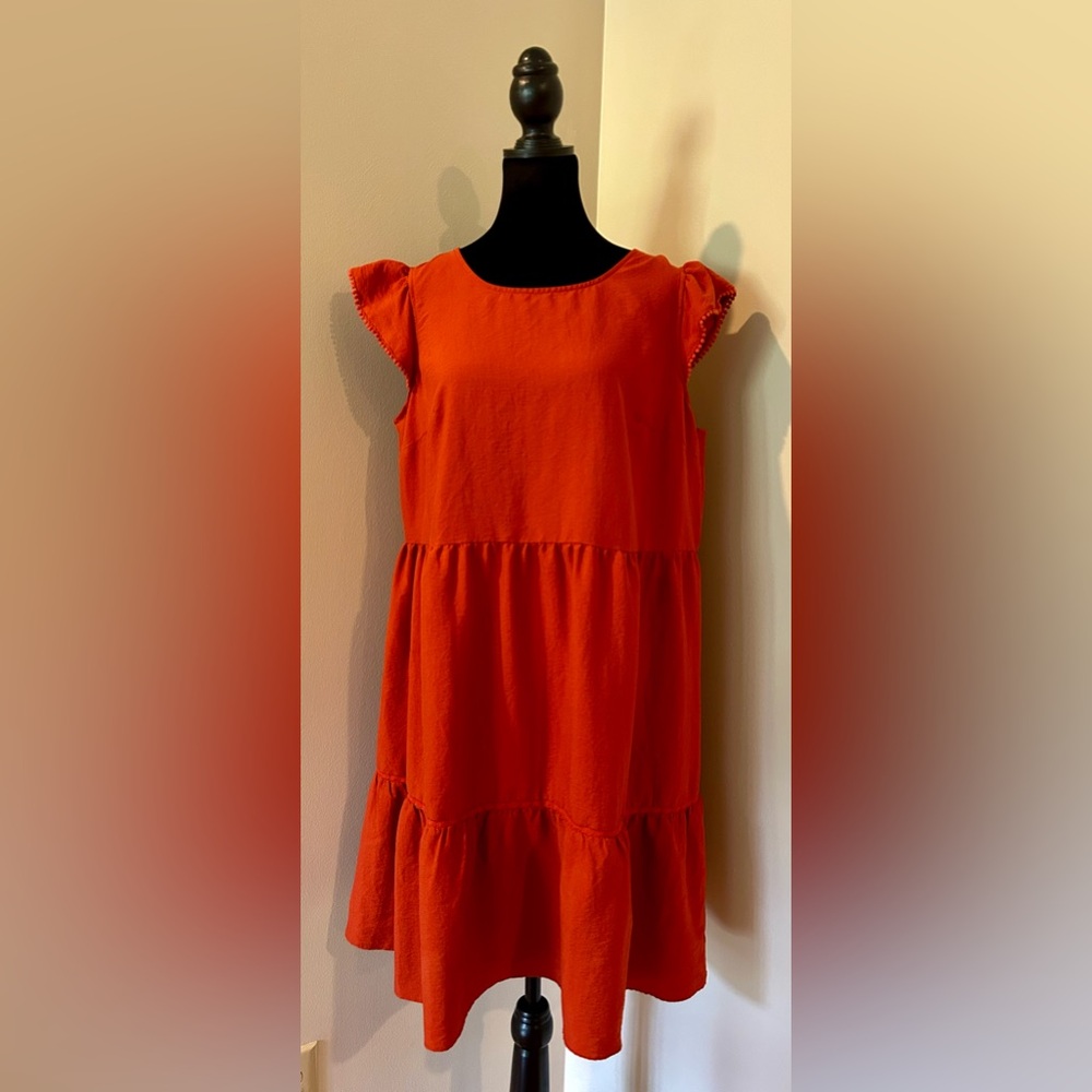 AGB Rust Sleeveless Dress